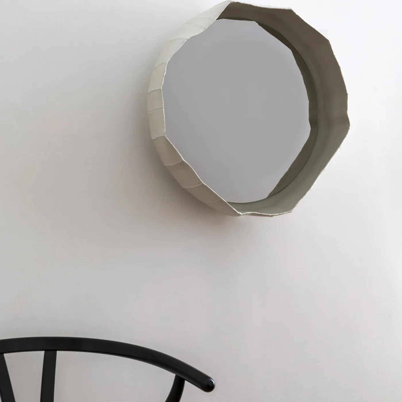 Giovanni Botticelli Specchio Ninfea 50 bianco di & Paola Paronetto> Specchi Da Parete