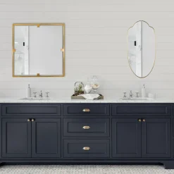 Bronzetto Specchio Ovale in Ottone Urban><noscript><img width=