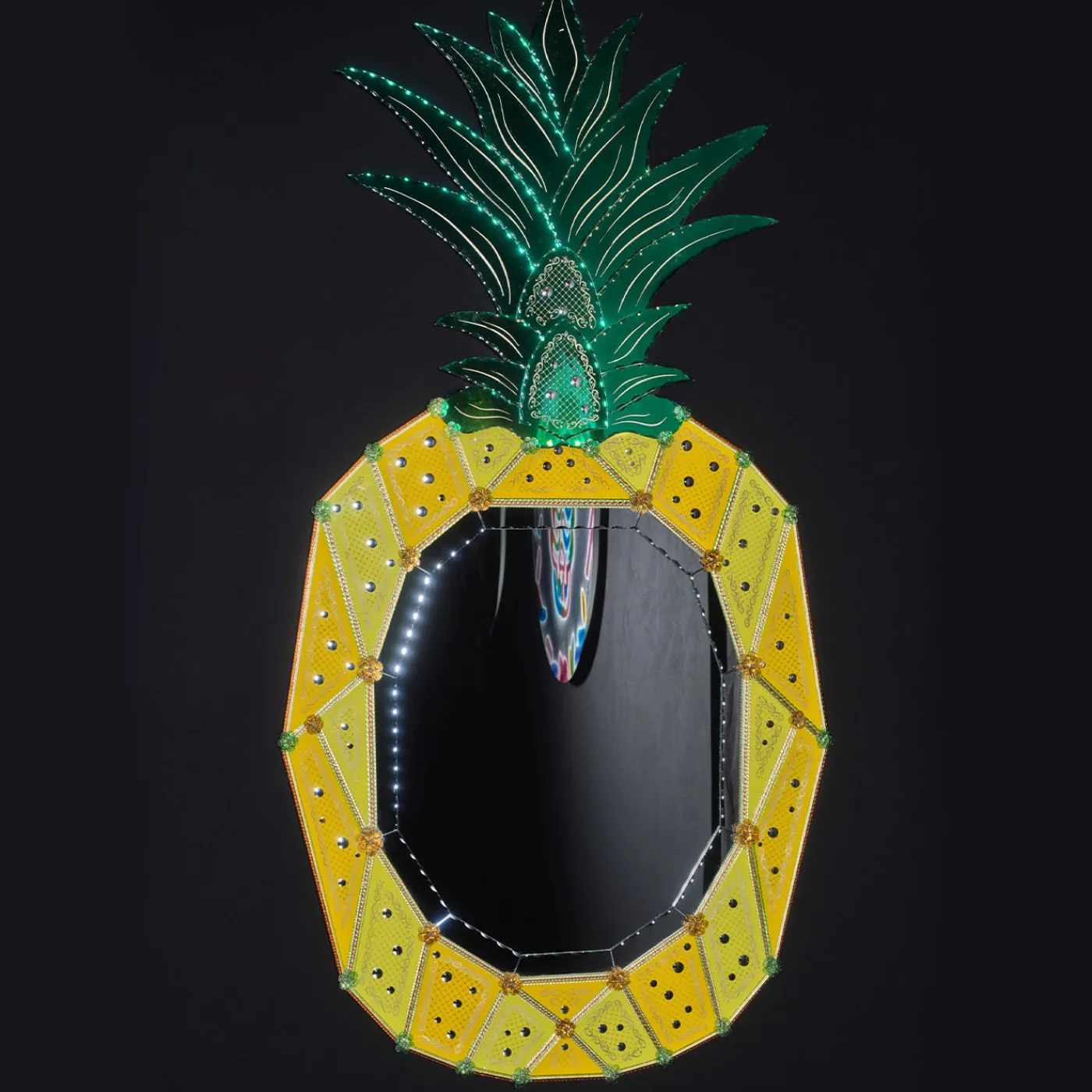 Specchi Veneziani Specchio Pineapple Dreams di Bradley Theodore> Specchi Da Parete