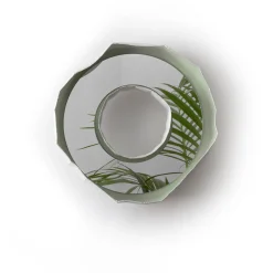 Paola Paronetto Specchio Reflections Ring Aura 50 Bianco e Verde> Specchi Da Parete