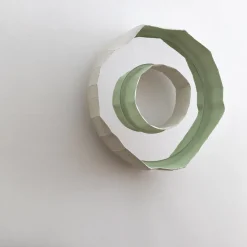 Paola Paronetto Specchio Reflections Ring Aura 50 Bianco e Verde><noscript><img width=