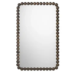 Ghidini 1961 Specchio rettangolare piccolo Gioiello in bronzo di Nika Zupanc> Specchi Da Parete