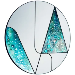 Atlasproject Specchio rotondo Insula Aqvamater di Massimiliano Giordano><noscript><img width=