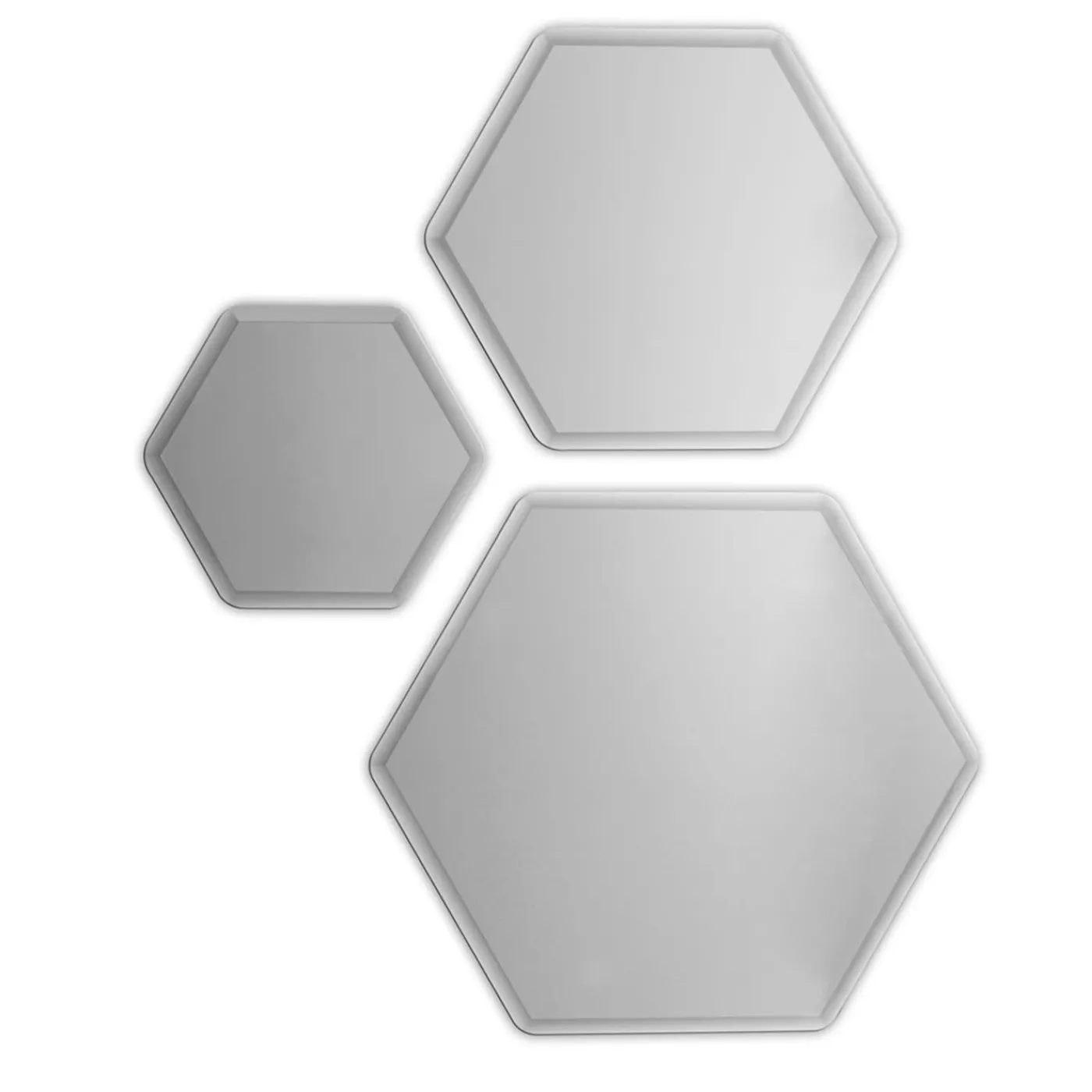 Morica Design Specchio Ruby grande esagonale e fumé> Specchi Da Parete