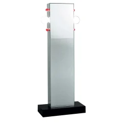 Glas Italia Specchio Totem Shibam 2 di Ettore Sottsass> Specchi Da Terra