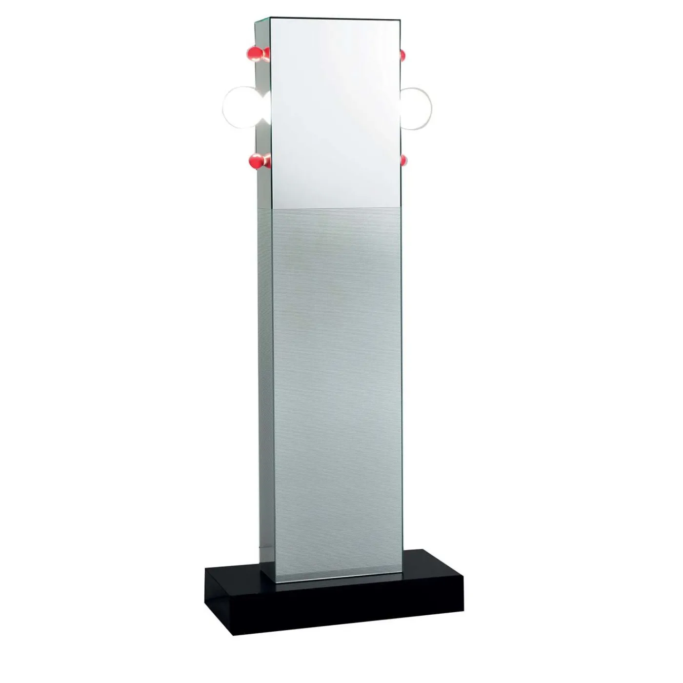 Glas Italia Specchio Totem Shibam 2 di Ettore Sottsass> Specchi Da Terra