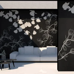 Officinarkitettura Spring White Row Carta da parati> Carte Da Parati