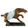 Ceramiche Ceccarelli Statua di cavallo di grandi dimensioni in stile Dinastia Ming> Statuine
