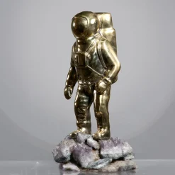 Fonderia Artistica Ruocco Statuetta Astronauta in bronzo> Statuine