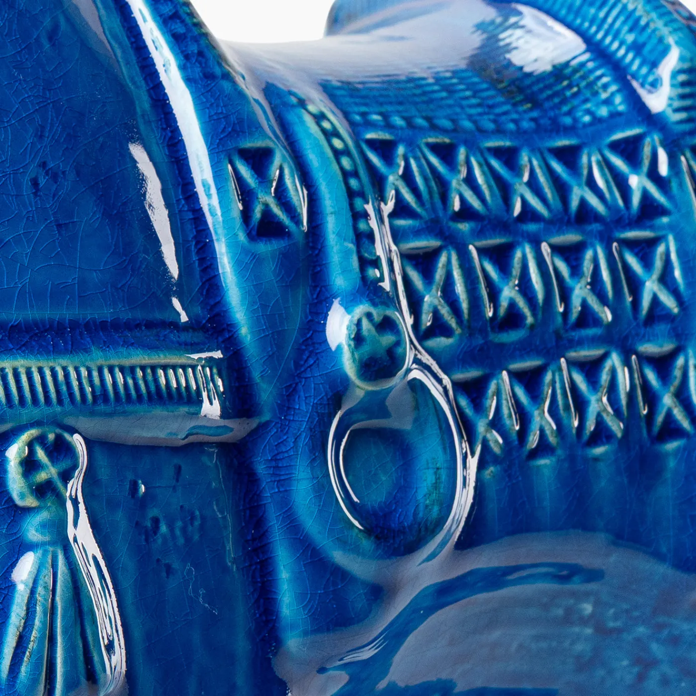 Bitossi Ceramiche Statuetta di cavallo blu di Aldo Londi> Sculture Decorative