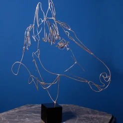 Profilo Statuetta di cavallo in bronzo> Statuine