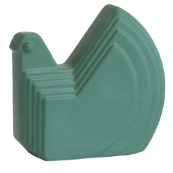 Nuove Forme Statuetta Gallina Verde Bottiglia> Statuine
