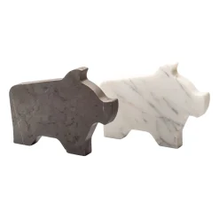 Kimano Statuetta Maialino grande grigio di Alessandra Grasso><noscript><img width=