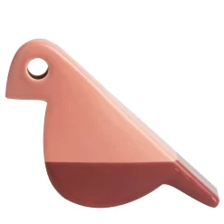Nuove Forme Statuetta Uccellino rosa e borgogna> Statuine