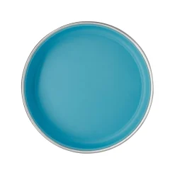 Greggio Svuotatasche Grande Rotondo color Turchese Placcato Argento> Svuotatasche