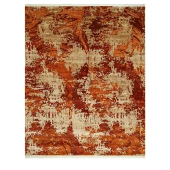 Jaipur Rugs Tappeto Annodato a Mano Dreamy Desire Rosso Arancio e Rosso Arancio> Tappeti E Moquette