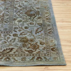 Jaipur Rugs Tappeto Annodato a Mano Dusky Grooves Blu Polvere> Tappeti E Moquette