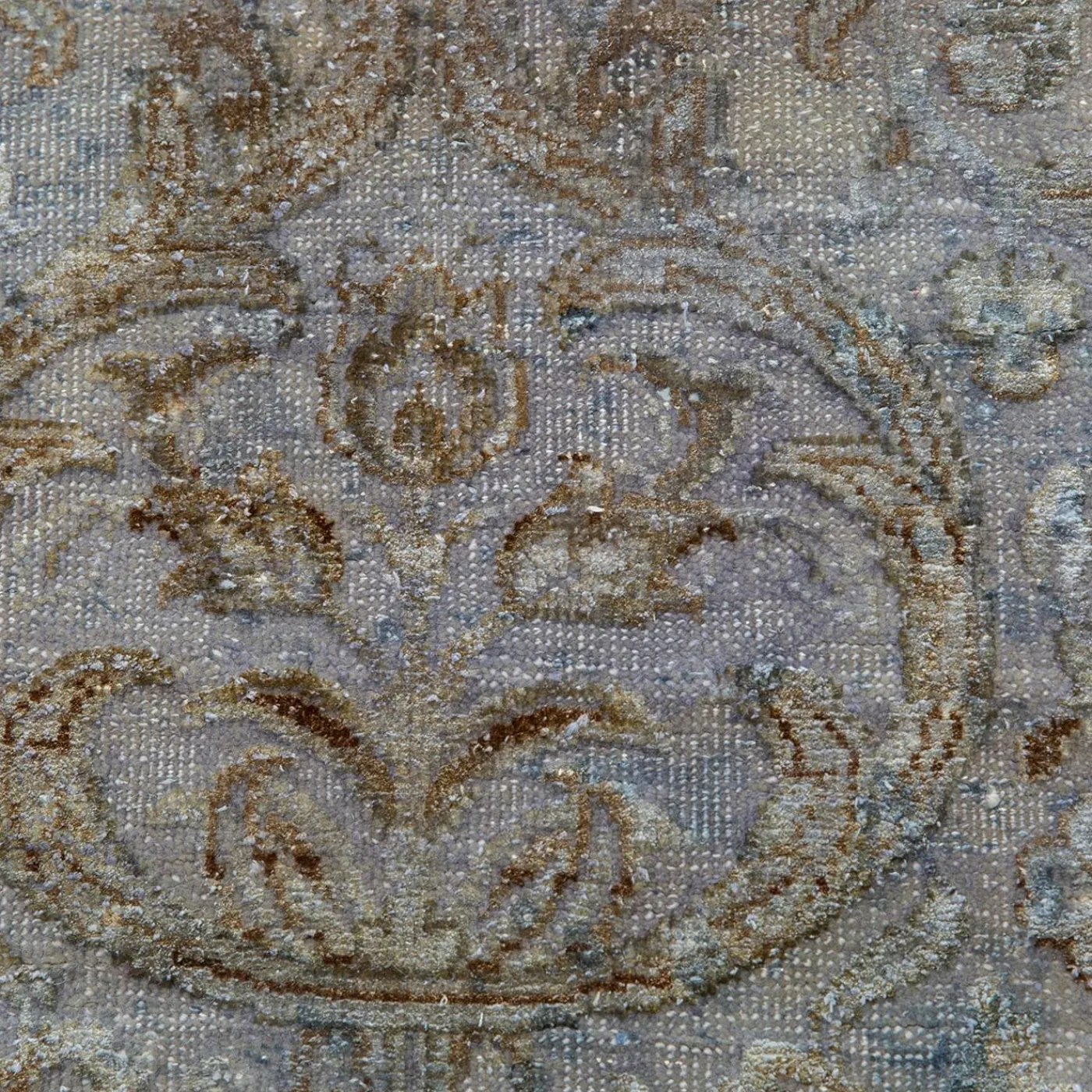 Jaipur Rugs Tappeto Annodato a Mano Dusky Grooves Blu Polvere> Tappeti E Moquette