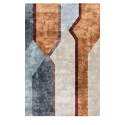 Sirecom Tappeto arancione rettangolare policromo Composizioni di Dainelli Studio> Tappeti E Moquette