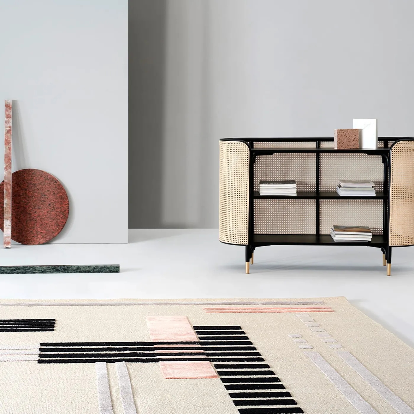 Gebrüder Thonet Vienna GmbH (GTV) – Wiener GTV Design TAPPETO AROUND COLORS GRIGIO DI PAOLA PASTORINI> Tappeti E Moquette