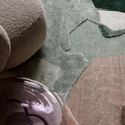 Mohebban Tappeto Astratto Untitled N° 972 in Lana e Seta di Bambù><noscript><img width=