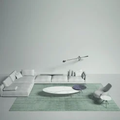 Carpet Edition Tappeto Bamboo Shaded rettangolare in seta di bamboo Verde><noscript><img width=