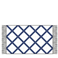 Francesco De Maio Tappeto blu a rete Composizione ceramica di Giuliano Andrea dell'Uva 200 x 100> Piastrelle E Pavimenti