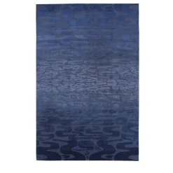 Amini Tappeto blu Onde di Ico Parisi> Tappeti E Moquette