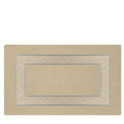 Verderoccia Tappeto da bagno Roma beige e bianco azzurro> Biancheria Da Bagno