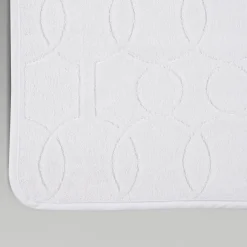 Rivolta Carmignani Tappeto da bagno Shangri-La Jacquard bianco> Biancheria Da Bagno