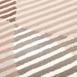 Nodus Tappeto in Lana Beige con motivi Geometrici Cerchi Affondanti> Tappeti E Moquette