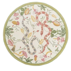 Jaipur Rugs Tappeto in Lana e Cotone Annodato a Mano The Snake Song di Tatiana de Nicolay #1> Tappeti E Moquette