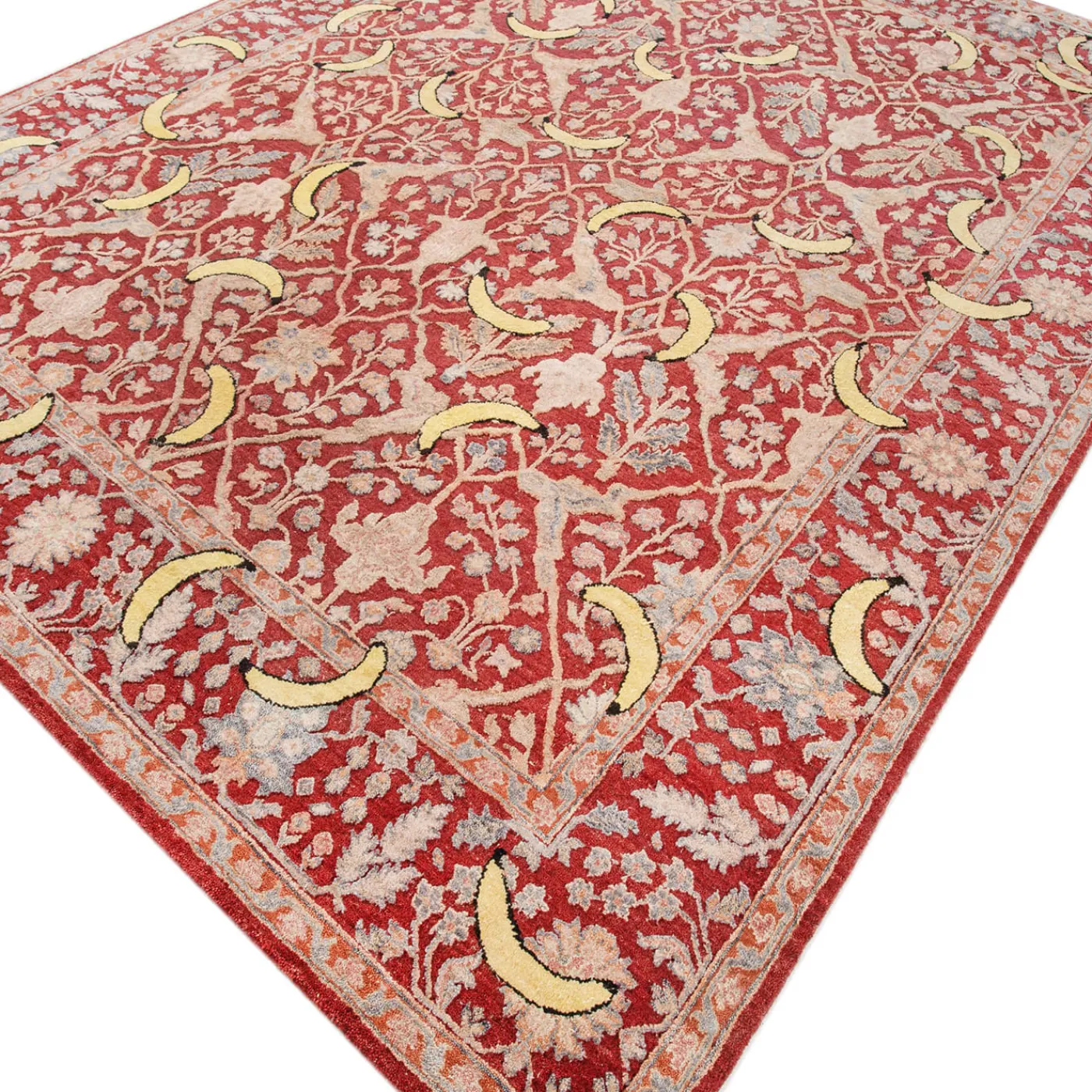 Jaipur Rugs Tappeto in Lana e Seta Annodato a Mano Bananas di Richard Hutten> Tappeti E Moquette