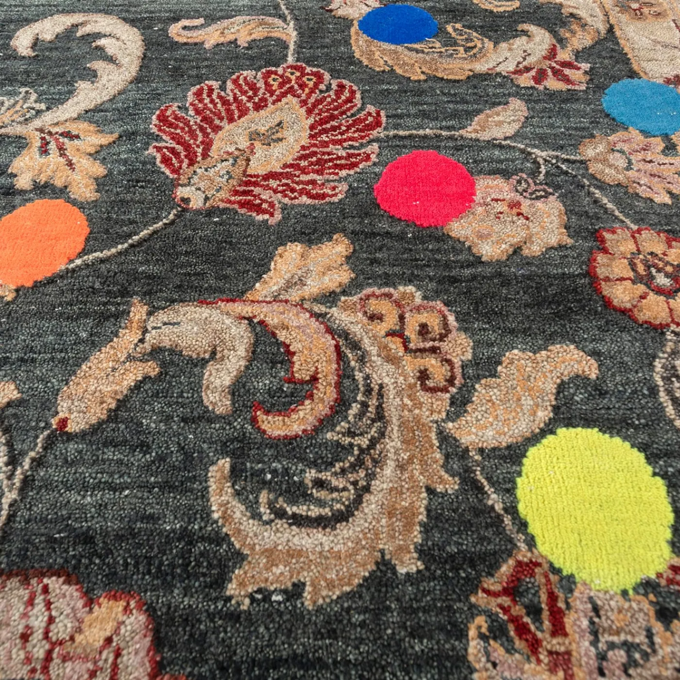 Jaipur Rugs Tappeto in Lana e Seta Annodato a Mano Confetti 1 di Richard Hutten> Tappeti E Moquette