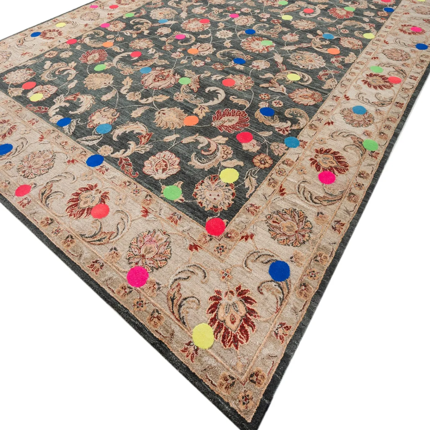 Jaipur Rugs Tappeto in Lana e Seta Annodato a Mano Confetti 1 di Richard Hutten> Tappeti E Moquette