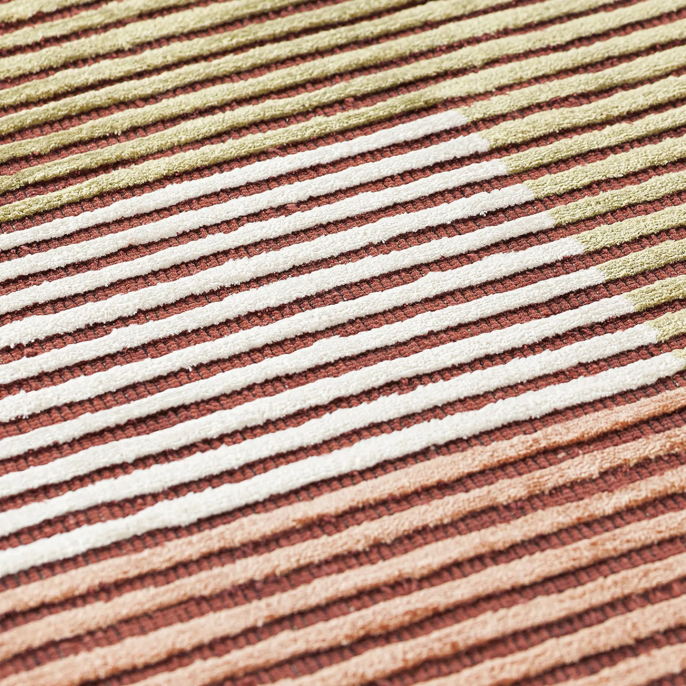 Mohebban Tappeto in viscosa gialla Lines L5> Tappeti E Moquette