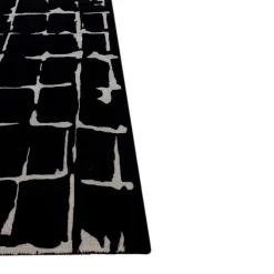 Jaipur Rugs Tappeto Mosaic in Ebony and White di Keith Pillow da Daaa Haus><noscript><img width=
