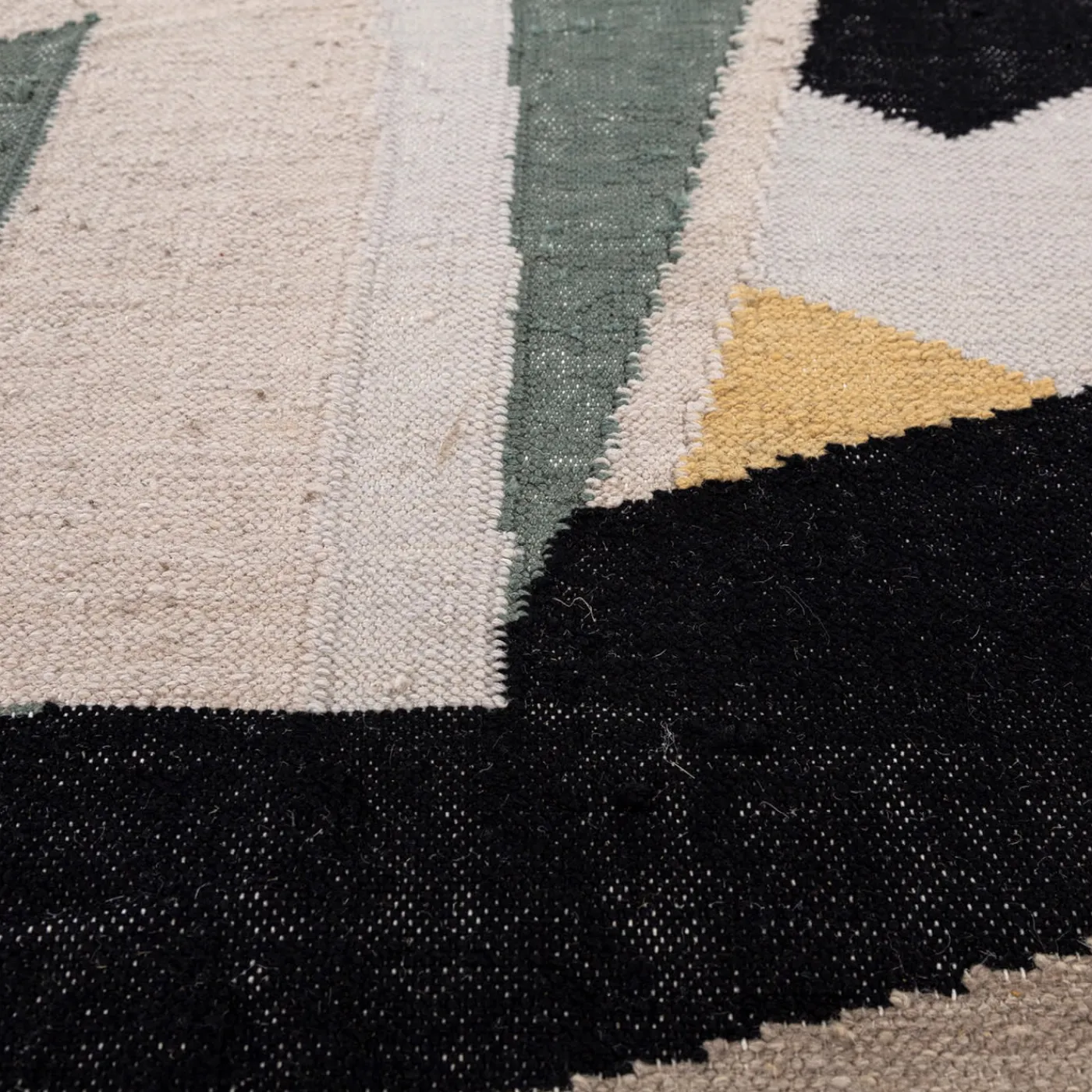 Jaipur Rugs Tappeto Piatto Heritage-Inspired Antique White & Ebony> Tappeti E Moquette