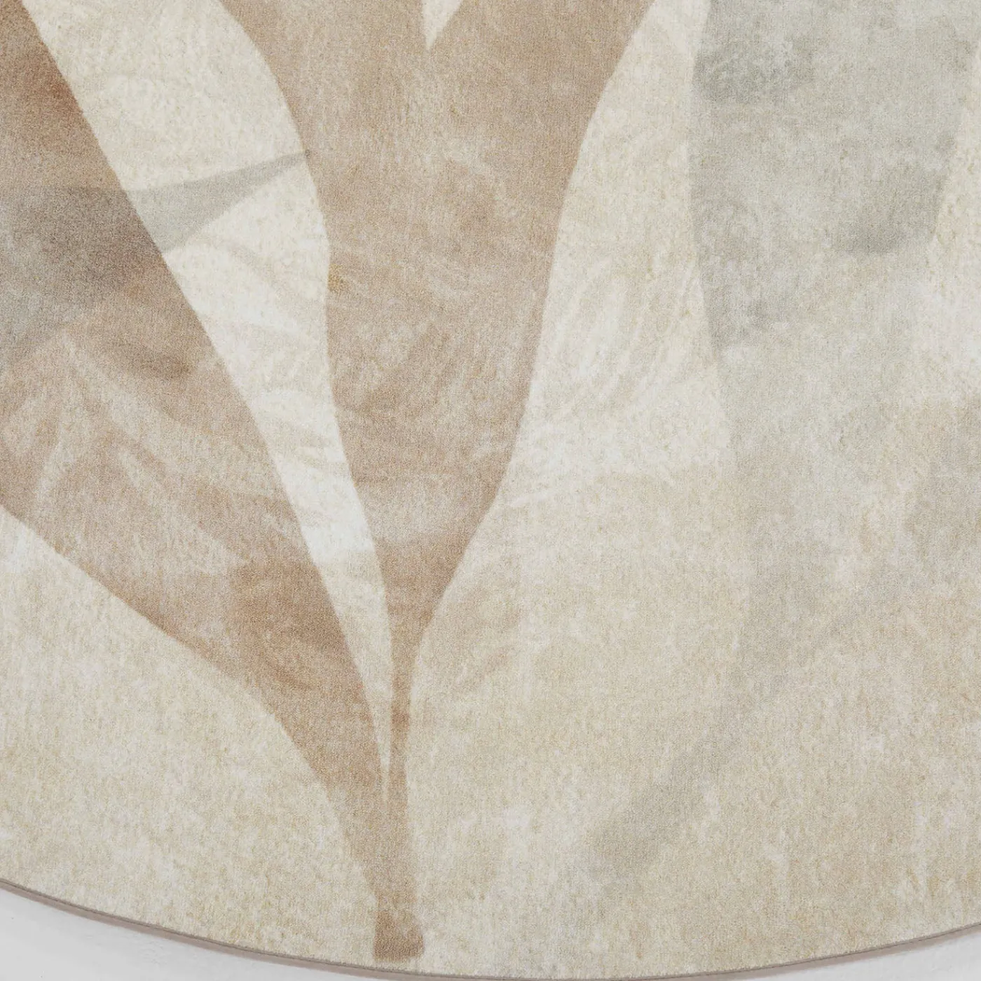 Instabilelab Tappeto rotondo Madara con foglie grandi> Tappeti E Moquette