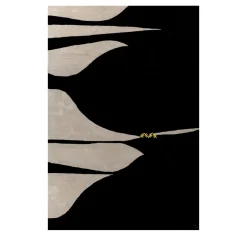 Jaipur Rugs Tappeto Silhouette in ebano e bianco di Keith Pillow da Daaa Haus> Tappeti E Moquette