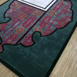 Jaipur Rugs Tappeto trapuntato a mano verde cacciatore Concoction><noscript><img width=