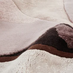 Mohebban Tappeto Untitled N° 936 in Lana e Seta di Bambù rosa><noscript><img width=