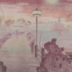 KOHRO Tessuto da rivestimento in cotone Nihon Moon rosso><noscript><img width=