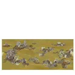 KOHRO Tessuto da rivestimento in poliestere Bronze Patch Reef> Carte Da Parati