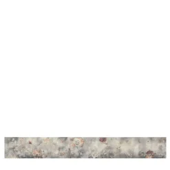 KOHRO Tessuto da rivestimento in cotone rosso e grigio blu Fleuraissance> Carte Da Parati