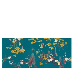 KOHRO Tessuto da rivestimento in poliestere blu, viola e giallo> Carte Da Parati