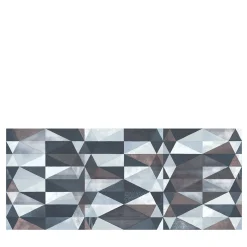 KOHRO Tessuto murale blu tribale anni Cinquanta in poliestere> Carte Da Parati