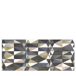 KOHRO Tessuto murale blu tribale anni Cinquanta in poliestere> Carte Da Parati