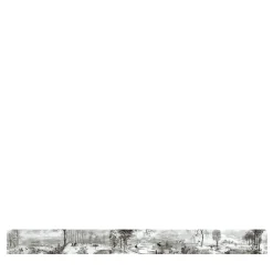 KOHRO Tessuto murale in cotone con stagni irlandesi grigio e blu chiaro> Carte Da Parati