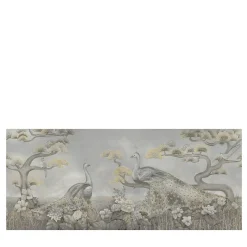 KOHRO Tessuto murale in cotone Palawan oro e nero> Carte Da Parati